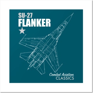 SU-27 Flanker Posters and Art